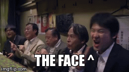 The FACE | image tagged in gifs,funny,fail | made w/ Imgflip video-to-gif maker