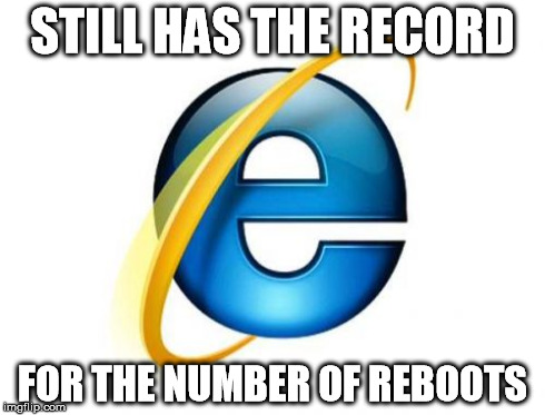 STILL HAS THE RECORD FOR THE NUMBER OF REBOOTS | made w/ Imgflip meme maker