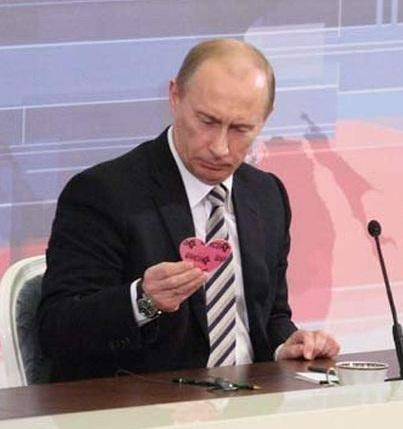 High Quality Putin Valentine Blank Meme Template