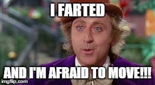 I FARTED AND I'M AFRAID TO MOVE!!! | image tagged in fart,farting,farts,funny,funny memes,funny meme | made w/ Imgflip meme maker