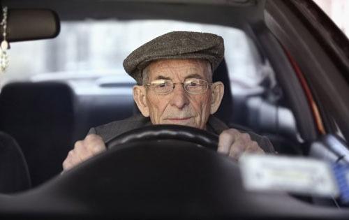 High Quality Old Man Driver Blank Meme Template