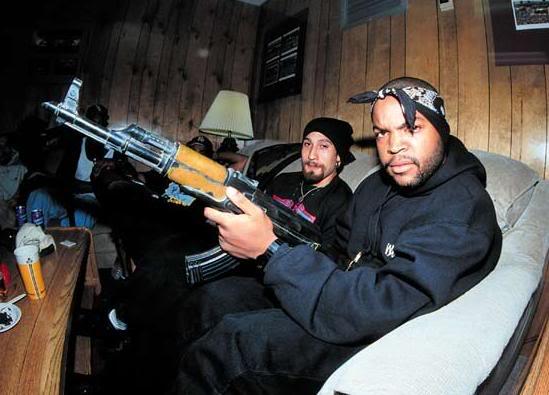 Ice Cube AK 47 Blank Meme Template