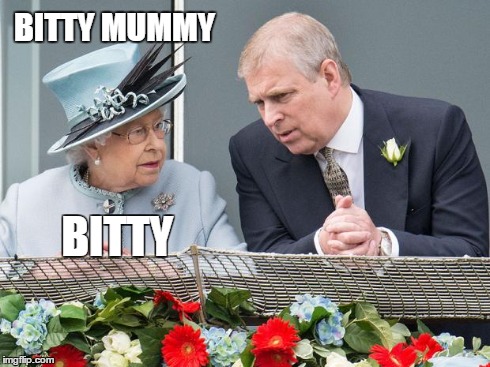 BITTY MUMMY BITTY | image tagged in bitty,mummy,queen,andrew | made w/ Imgflip meme maker