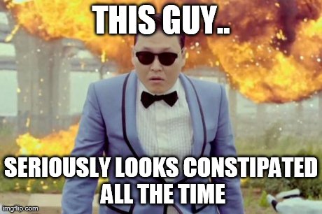 THIS GUY.. SERIOUSLY LOOKS CONSTIPATED ALL THE TIME | made w/ Imgflip meme maker