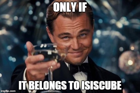 Leonardo Dicaprio Cheers Meme | ONLY IF IT BELONGS TO ISISCUBE | image tagged in memes,leonardo dicaprio cheers | made w/ Imgflip meme maker