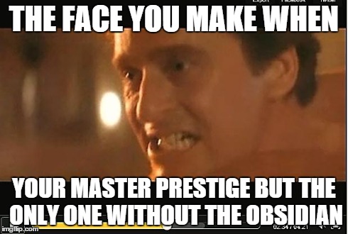 THE FACE YOU MAKE WHEN YOUR MASTER PRESTIGE BUT THE ONLY ONE WITHOUT THE OBSIDIAN | image tagged in obsidian,call of duty | made w/ Imgflip meme maker