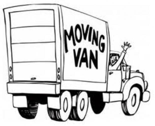 Moving Man Van  Blank Meme Template