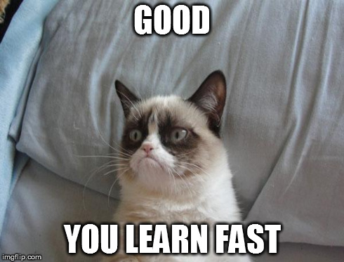 GOOD YOU LEARN FAST | made w/ Imgflip meme maker