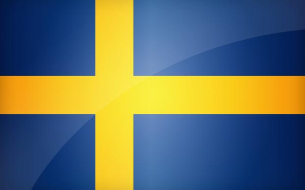 High Quality Sweden Flag Blank Meme Template