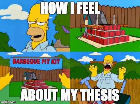 HOW I FEEL ABOUT MY THESIS | image tagged in why doesn't mine look like that | made w/ Imgflip meme maker