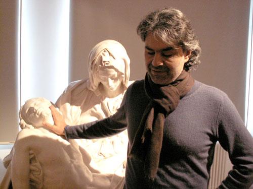 Bocelli pietà Blank Meme Template