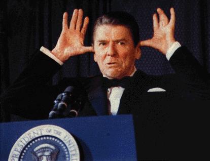 Moose Reagan Blank Meme Template