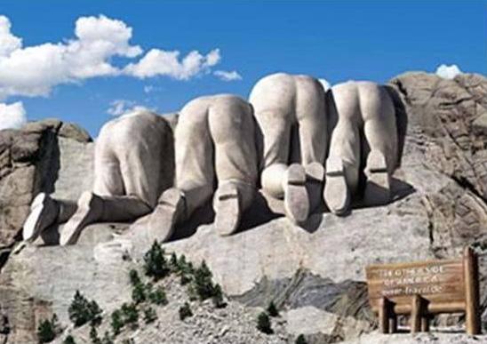 Republican Presidents on Mt Rushmore Blank Meme Template