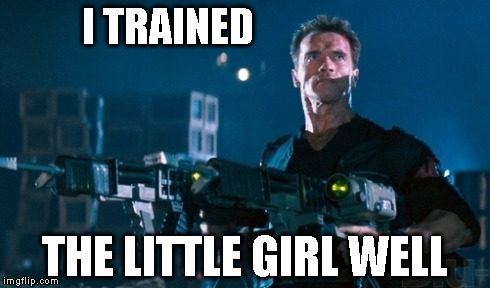 I TRAINED THE LITTLE GIRL WELL | made w/ Imgflip meme maker