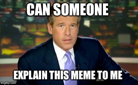 Brian Williams Was There Meme | CAN SOMEONE EXPLAIN THIS MEME TO ME | image tagged in memes,brian williams was there | made w/ Imgflip meme maker