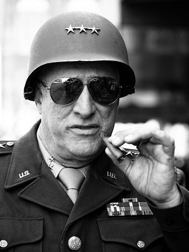 Gen. George  Patton Blank Meme Template