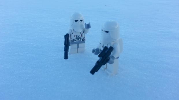 High Quality Lego Snowtroopers Blank Meme Template