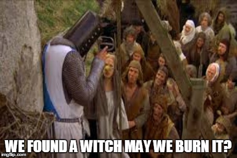 WE FOUND A WITCH MAY WE BURN IT? | made w/ Imgflip meme maker