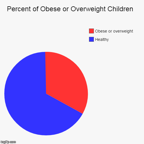 Child Obesity Pie Chart