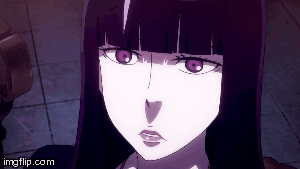 Death Parade | image tagged in anime is not cartoon,death parade,decim,gif,decimxonna | made w/ Imgflip images-to-gif maker