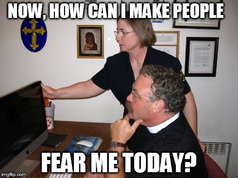 NOW, HOW CAN I MAKE PEOPLE FEAR ME TODAY? | image tagged in harrison,president,lcms,fear,control | made w/ Imgflip meme maker