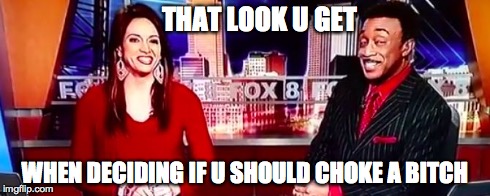 Did she really just say "JIGABOO MUSIC"!?! | THAT LOOK U GET WHEN DECIDING IF U SHOULD CHOKE A B**CH | image tagged in kristi capel,oscars,fox news | made w/ Imgflip meme maker