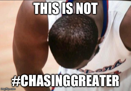 CP3 loses to @memgrizz 2-24-2015 | THIS IS NOT #CHASINGGREATER | image tagged in basketball,lose,fail army | made w/ Imgflip meme maker
