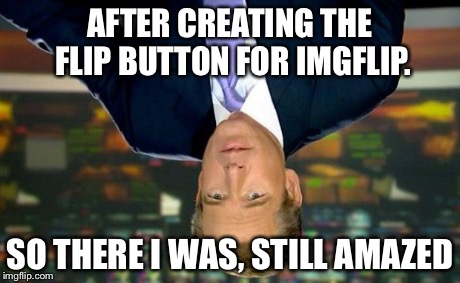 Brian Williams Was There | AFTER CREATING THE FLIP BUTTON FOR IMGFLIP. SO THERE I WAS, STILL AMAZED | image tagged in memes,brian williams was there | made w/ Imgflip meme maker
