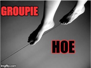 HOE GROUPIE | image tagged in thinline | made w/ Imgflip meme maker