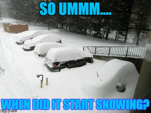 SO UMMM.... WHEN DID IT START SNOWING? | made w/ Imgflip meme maker