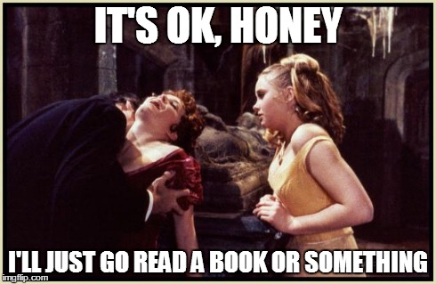 Dracula is busy | IT'S OK, HONEY I'LL JUST GO READ A BOOK OR SOMETHING | image tagged in pimp dracula,dracula,christopher lee,hammer horror,honey,bros | made w/ Imgflip meme maker