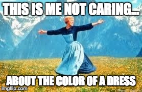 Look At All These | THIS IS ME NOT CARING... ABOUT THE COLOR OF A DRESS | image tagged in memes,look at all these | made w/ Imgflip meme maker