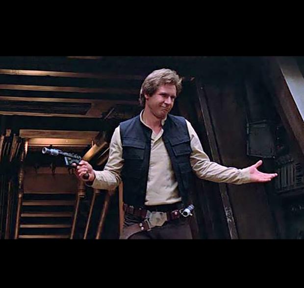 High Quality Han Solo  Blank Meme Template