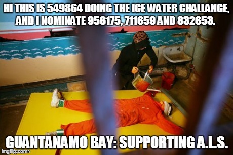 image tagged in ice bucket challenge,prison | made w/ Imgflip meme maker
