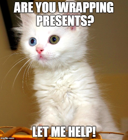 ARE YOU WRAPPING PRESENTS? LET ME HELP! | made w/ Imgflip meme maker