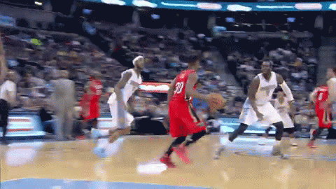 Danilo Gallinari sinks 60-foot buzzer beater | image tagged in gifs | made w/ Imgflip video-to-gif maker