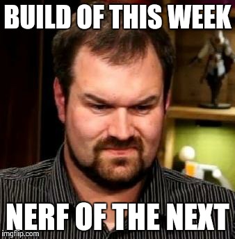 Chris Wilson | BUILD OF THIS WEEK NERF OF THE NEXT | image tagged in chris wilson | made w/ Imgflip meme maker
