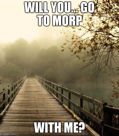 Best Friends | WILL YOU...GO TO MORP WITH ME? | image tagged in best friends | made w/ Imgflip meme maker