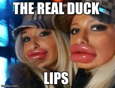 Duck Face Chicks | THE REAL DUCK LIPS | image tagged in memes,duck face chicks | made w/ Imgflip meme maker