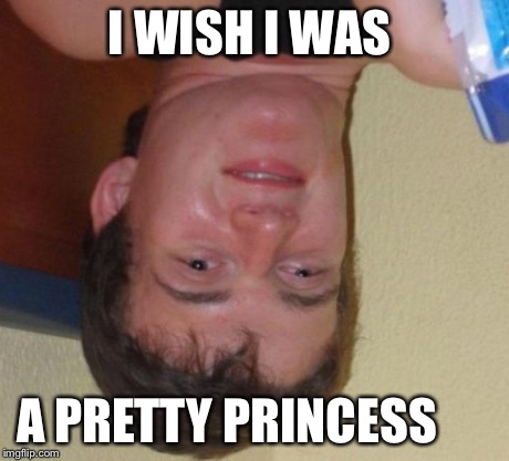 10 Guy | I WISH I WAS A PRETTY PRINCESS | image tagged in memes,10 guy | made w/ Imgflip meme maker