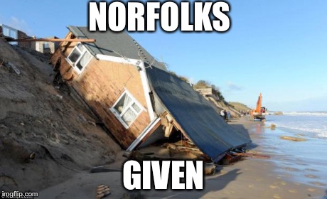NORFOLKS GIVEN | image tagged in norfolk,puns | made w/ Imgflip meme maker