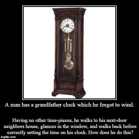 The Clock | image tagged in funny,demotivationals,puzzle | made w/ Imgflip demotivational maker