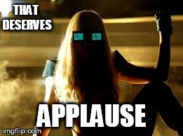 Lady Gaga's sign of approval | THAT DESERVES APPLAUSE | image tagged in memes | made w/ Imgflip meme maker