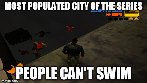 MOST POPULATED CITY OF THE SERIES PEOPLE CAN'T SWIM | made w/ Imgflip meme maker