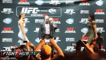 What you said? | image tagged in gifs,funny,babes,fighting | made w/ Imgflip video-to-gif maker