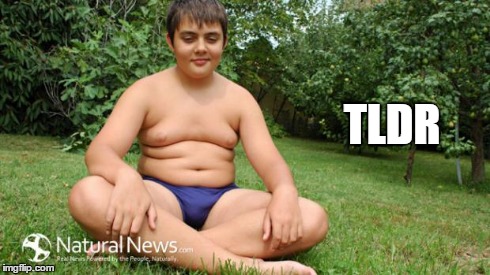 Fat Boy Sitting | TLDR | image tagged in fat boy sitting | made w/ Imgflip meme maker