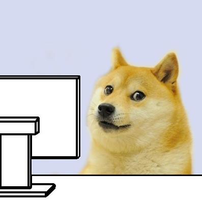 High Quality Hacker Doge Blank Meme Template