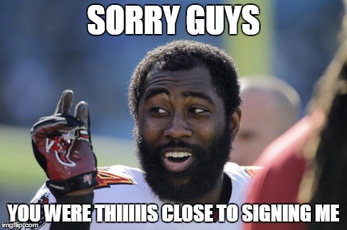 SORRY GUYS YOU WERE THIIIIIS CLOSE TO SIGNING ME | made w/ Imgflip meme maker