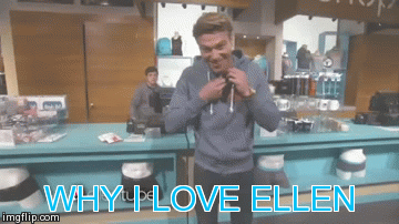 Why I Love Ellen | image tagged in gifs,ellen,matthewnoszka,shirtless,model | made w/ Imgflip video-to-gif maker