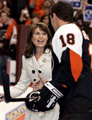 Palin Hockey Blank Meme Template